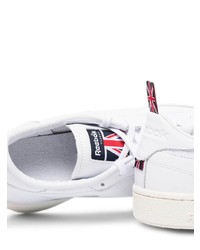 Baskets basses en cuir blanches Reebok