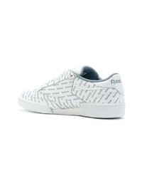 Baskets basses en cuir blanches Reebok