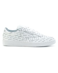 Baskets basses en cuir blanches Reebok