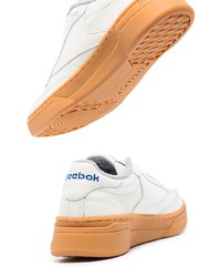 Baskets basses en cuir blanches Reebok