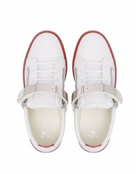 Baskets basses en cuir blanches Giuseppe Zanotti