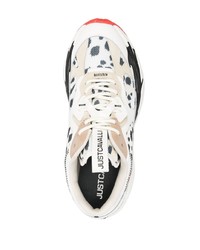 Baskets basses en cuir blanches Just Cavalli