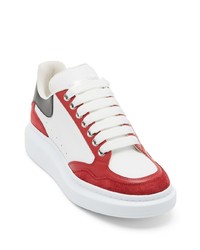 Baskets basses en cuir blanches Alexander McQueen