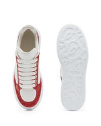 Baskets basses en cuir blanches Alexander McQueen