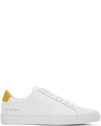 Baskets basses en cuir blanches Common Projects