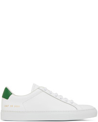 Baskets basses en cuir blanches Common Projects