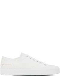 Baskets basses en cuir blanches Common Projects