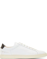 Baskets basses en cuir blanches Common Projects