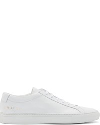 Baskets basses en cuir blanches Common Projects