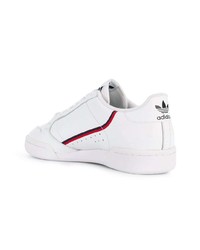 Baskets basses en cuir blanches adidas