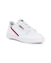 Baskets basses en cuir blanches adidas