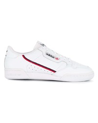 Baskets basses en cuir blanches adidas