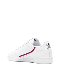 Baskets basses en cuir blanches adidas