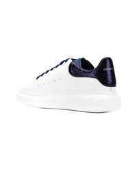 Baskets basses en cuir blanches Alexander McQueen