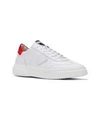 Baskets basses en cuir blanches Philippe Model