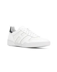 Baskets basses en cuir blanches Hogan