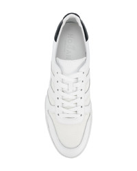 Baskets basses en cuir blanches Hogan