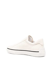 Baskets basses en cuir blanches Tod's