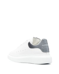 Baskets basses en cuir blanches Alexander McQueen