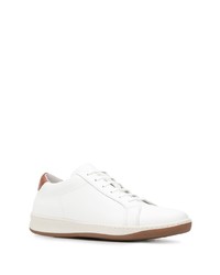 Baskets basses en cuir blanches Eleventy