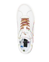 Baskets basses en cuir blanches Etro