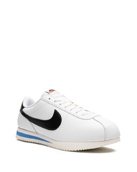 Baskets basses en cuir blanches Nike