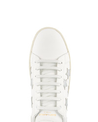 Baskets basses en cuir blanches Saint Laurent