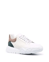 Baskets basses en cuir blanches Alexander McQueen