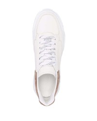 Baskets basses en cuir blanches Alexander McQueen