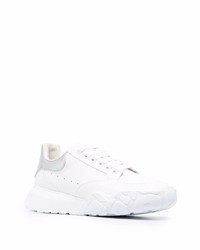 Baskets basses en cuir blanches Alexander McQueen