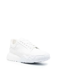 Baskets basses en cuir blanches Alexander McQueen