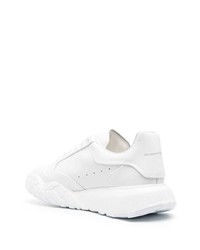 Baskets basses en cuir blanches Alexander McQueen