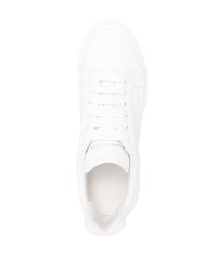 Baskets basses en cuir blanches Alexander McQueen