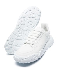 Baskets basses en cuir blanches Alexander McQueen