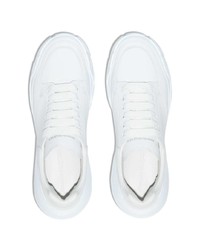 Baskets basses en cuir blanches Alexander McQueen