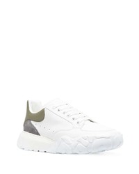 Baskets basses en cuir blanches Alexander McQueen