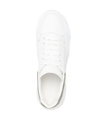 Baskets basses en cuir blanches Alexander McQueen