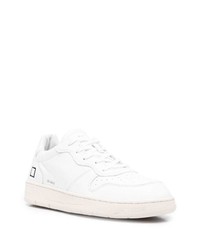 Baskets basses en cuir blanches D.A.T.E