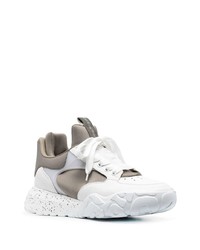 Baskets basses en cuir blanches Alexander McQueen