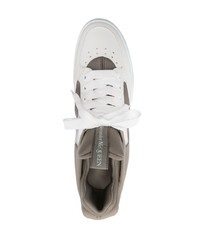 Baskets basses en cuir blanches Alexander McQueen