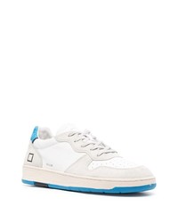 Baskets basses en cuir blanches D.A.T.E