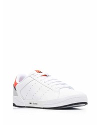 Baskets basses en cuir blanches adidas