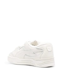 Baskets basses en cuir blanches Puma