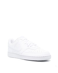 Baskets basses en cuir blanches Nike