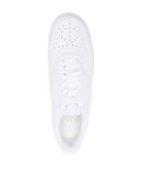 Baskets basses en cuir blanches Nike