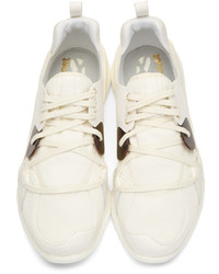 Baskets basses en cuir blanches Y-3