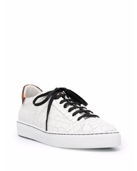 Baskets basses en cuir blanches Hide&Jack