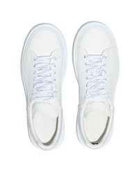 Baskets basses en cuir blanches Alexander McQueen