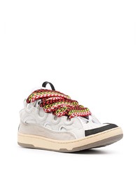 Baskets basses en cuir blanches Lanvin