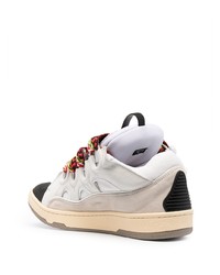 Baskets basses en cuir blanches Lanvin